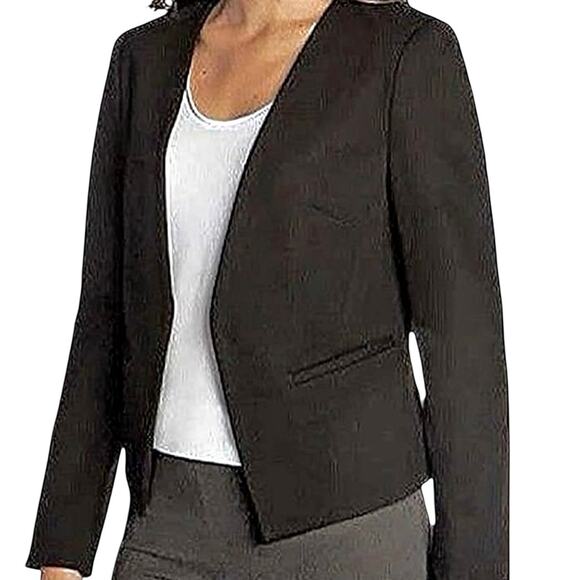 Mario Serrani large open front asymmetrical jacket blazer C1 2375 - Picture 1 of 13